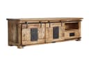 Massivmoebel24 TV-Board RAILWAY Massivholz Mango Beige Lackiert Bild 2