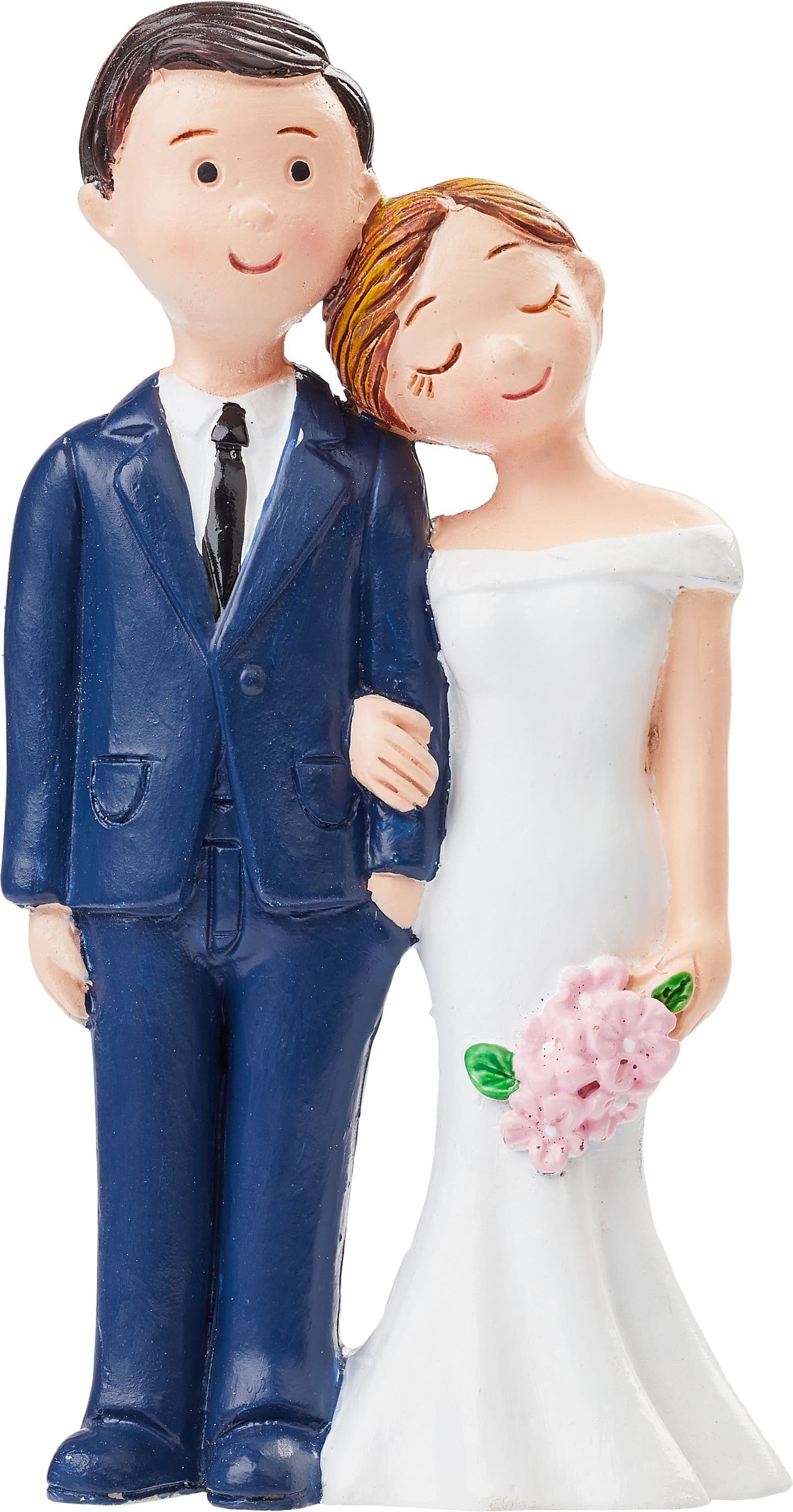 HobbyFun Brautpaar Sweetie Dekofigur 8 cm Polyresin