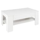 ML-DESIGN Couchtisch Weiß mit Schublade und Ablage Modern Bild 2