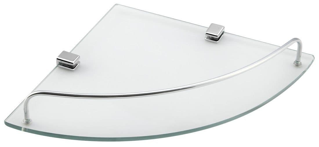 Aqualine RUMBA Eckregal Glas Chrom