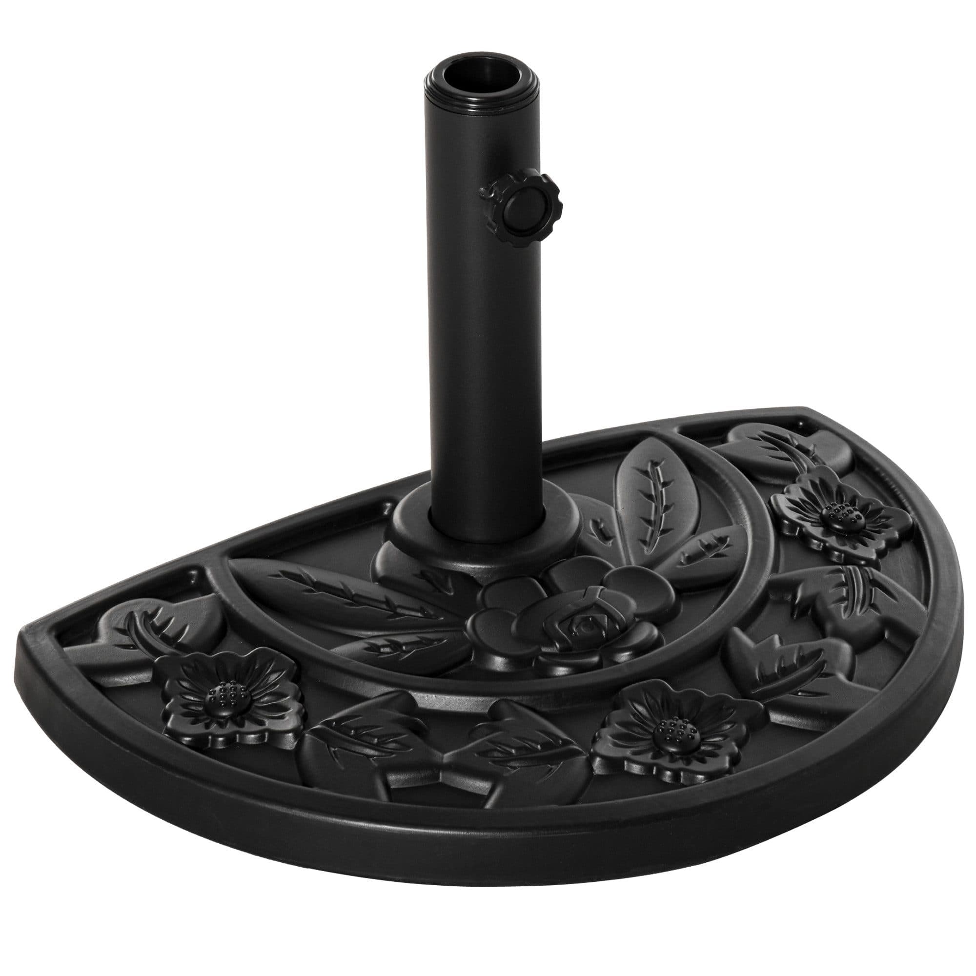 MC Star Betonschirmständer 9kg mit Blumenmotiv Grau - Bild 2