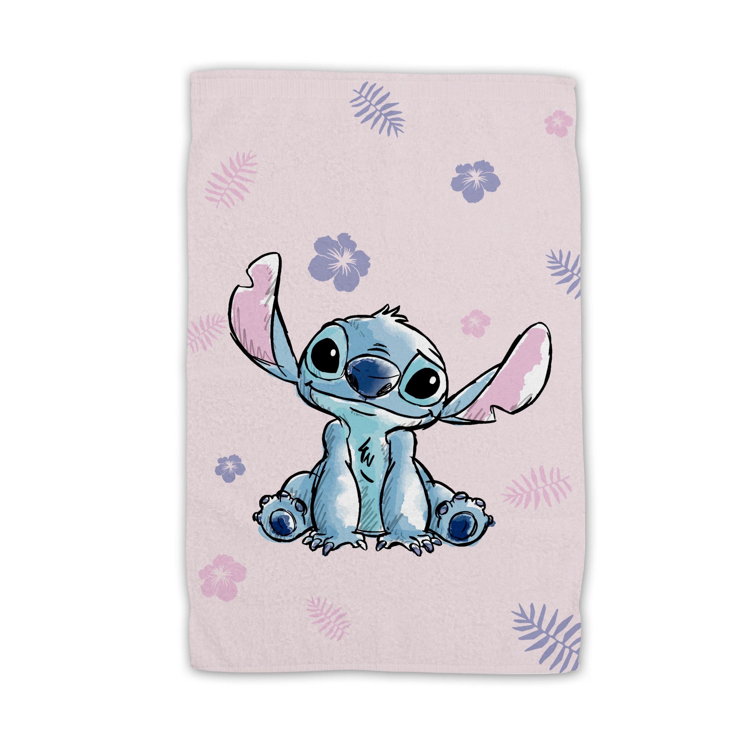 Jerry Fabrics Strandtuch Lilo & Stitch Badehandtuch Rosa Polyester