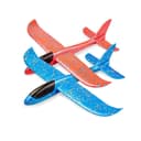 Flanacom Spielzeug-Flugzeug XXL EPP-Kunststoff Blau/Rot Bild 2