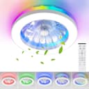 ATEROLL Deckenleuchte mit Ventilator LED 3CCT RGB dimmbar Bild 2