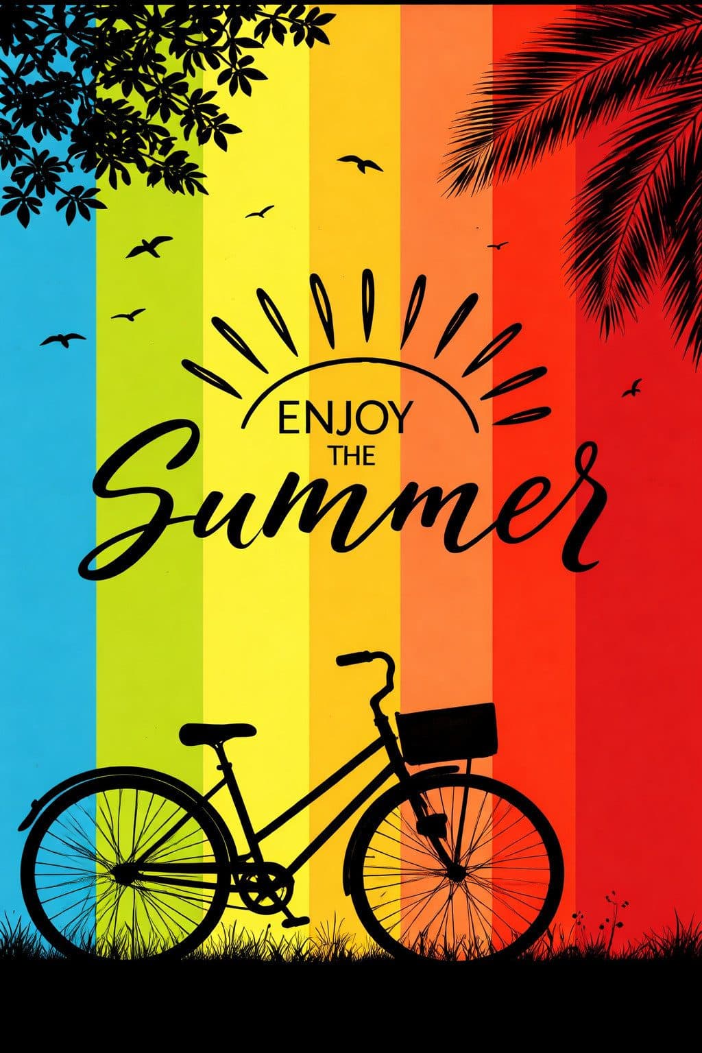 Casa Colori Strandtuch Sommer Bunt Frottier