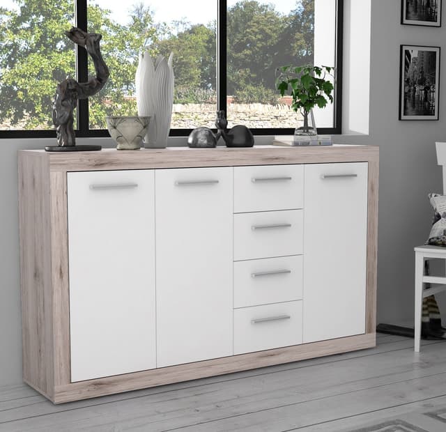 Newroom Toshio Kommode: Modernes Sideboard aus Sandeiche