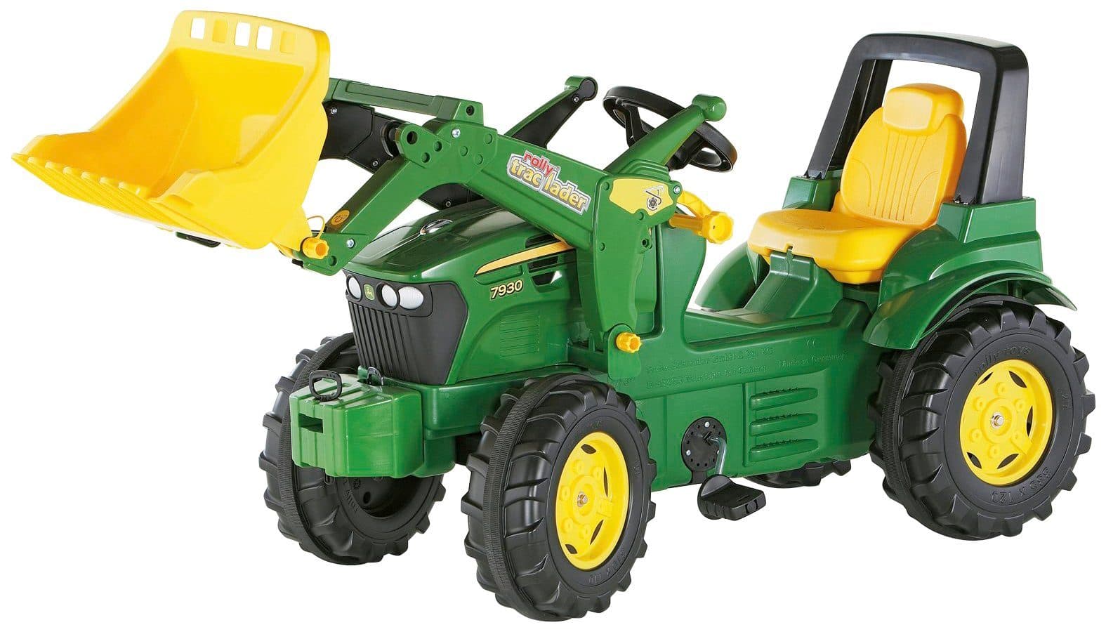 ROLLY TOYS John Deere 7930 Kindertraktor mit Frontlader Grün