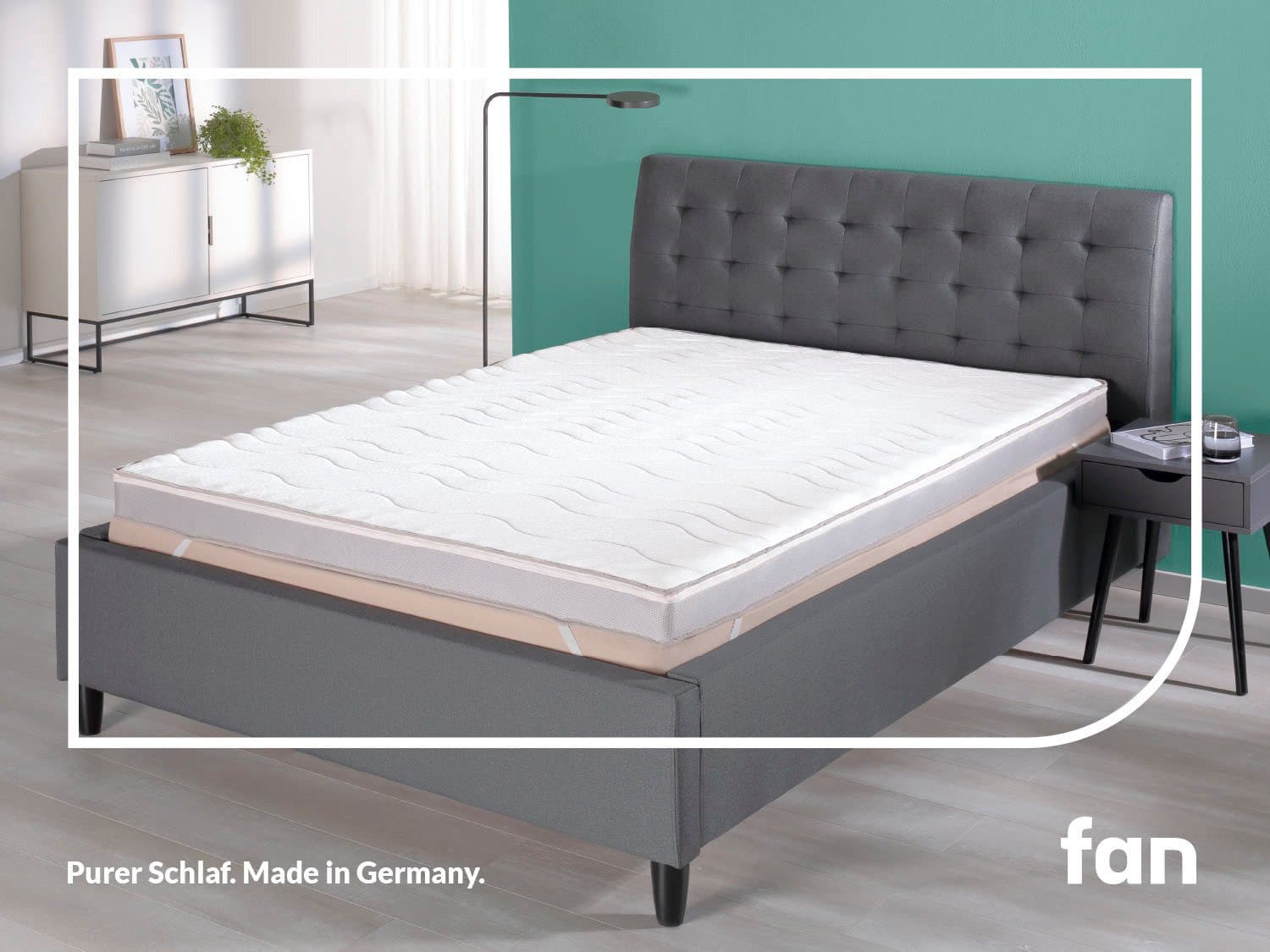 FAN Big Komfort Plus 7-Zonen Topper Weiß Kaltschaum - Bild 2