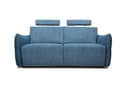 Konstanta Möbelhaus Schlafsofa Lion mit Matratze grau-blau Bild 2