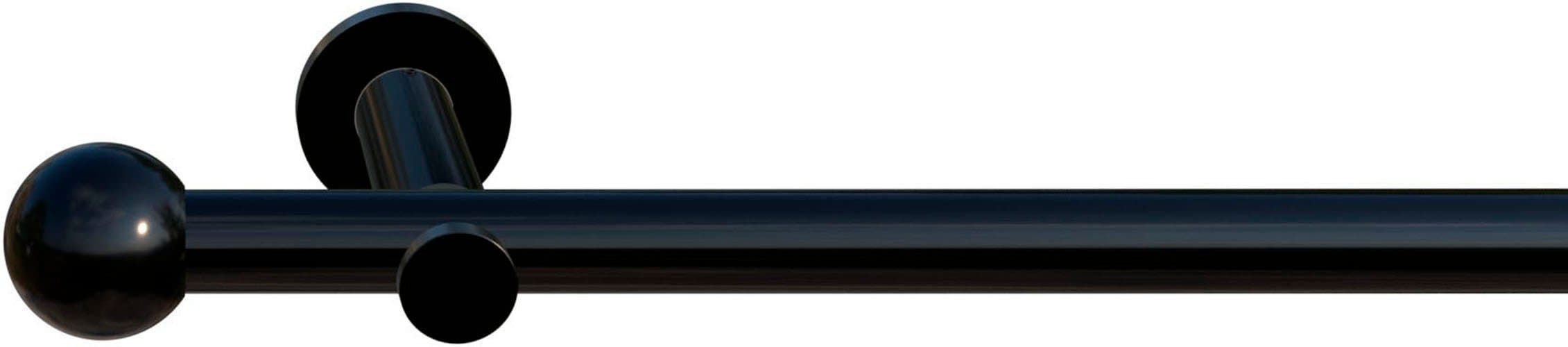 indeko Gardinenstange Colombes Edelstahl Optik 20mm Komplettset - Bild 2