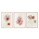 Wallity 3-teiliges gerahmtes Wandbild MDF Massivholz 50x70 cm Bild 2