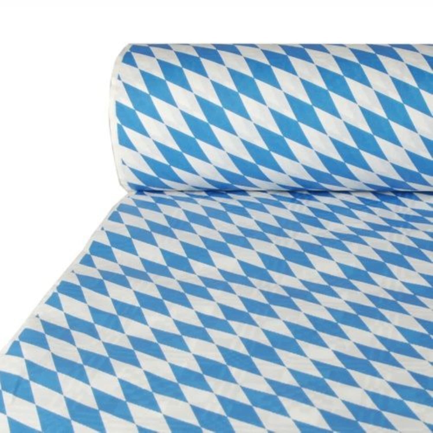 PAPSTAR Papiertischdecke Bayerisch Blau Weiss 10m Rolle