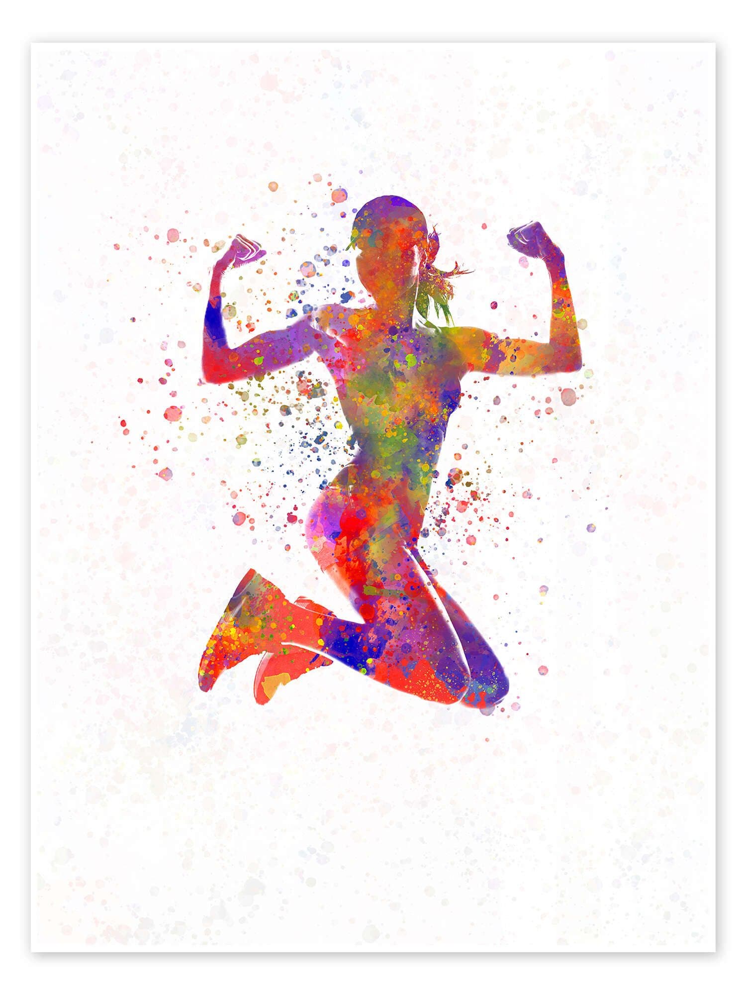 Posterlounge Wandbild Fitnessübung III - nobelart - Bild 2