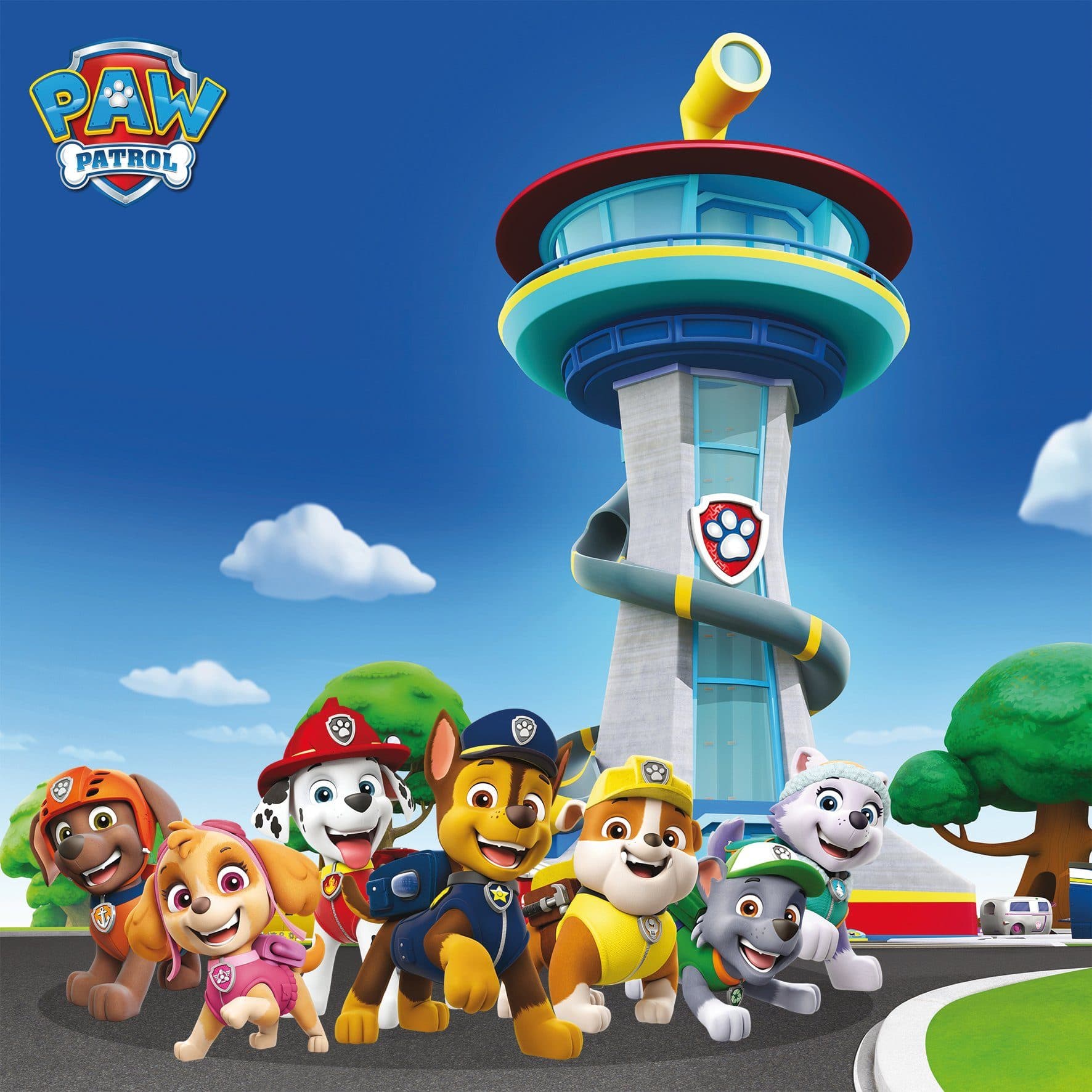Bönninghoff Leinwandbild Paw Patrol Bunt Quadratisch 35x35 cm