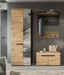 Garderobe Canu 3-teilig Eiche Dekor Grau Bild 2
