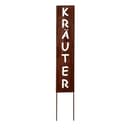 Dragimex Kräuterstecker 40cm Rostdesign Gartenstecker Bild 2
