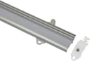 GARDINIA Paneelwagen mit Klettband und Rollen, silber, 60 cm Bild 2