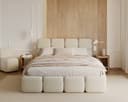 thematys Polsterbett mit Bettkasten und Lattenrost Beige Bild 2