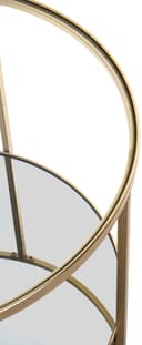 HAKU Beistelltisch mit verspiegeltem Design und Sicherheitsglas Bild 2