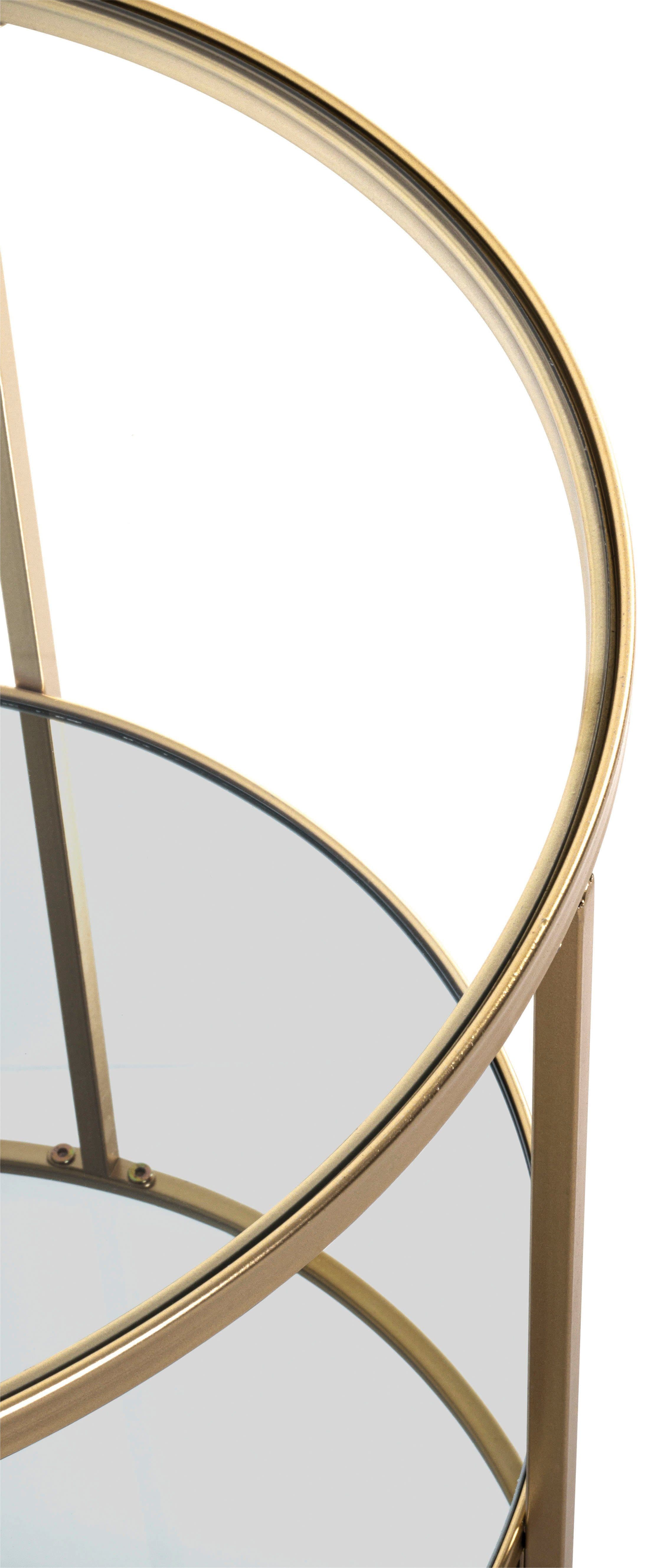 HAKU Beistelltisch mit verspiegeltem Design und Sicherheitsglas - Bild 2