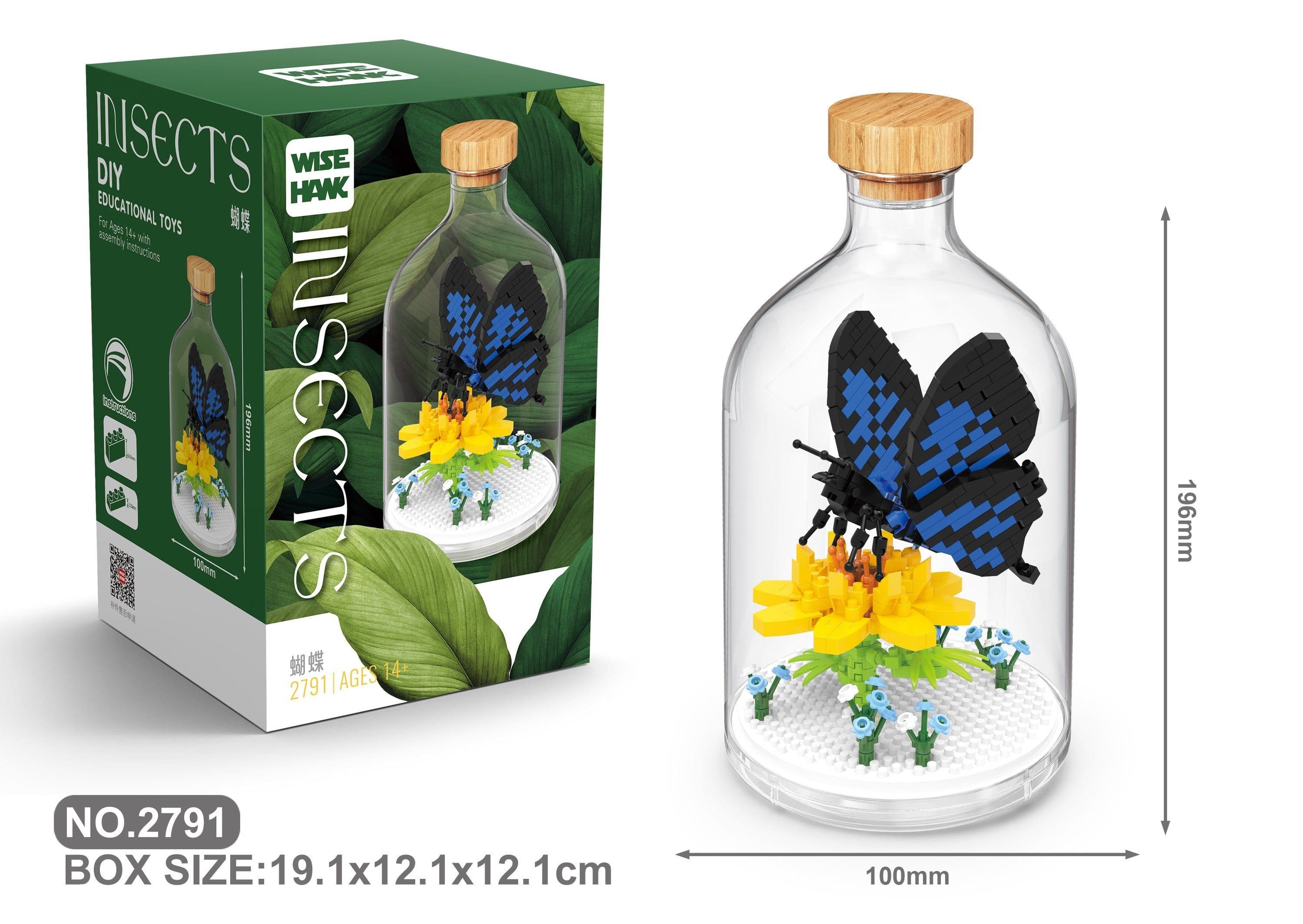 Tinisu Micro-Bricks Schmetterling Bausatz Klemmbausteine