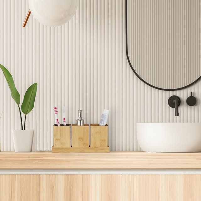 Stilvolles Badezimmer-Accessoires Set