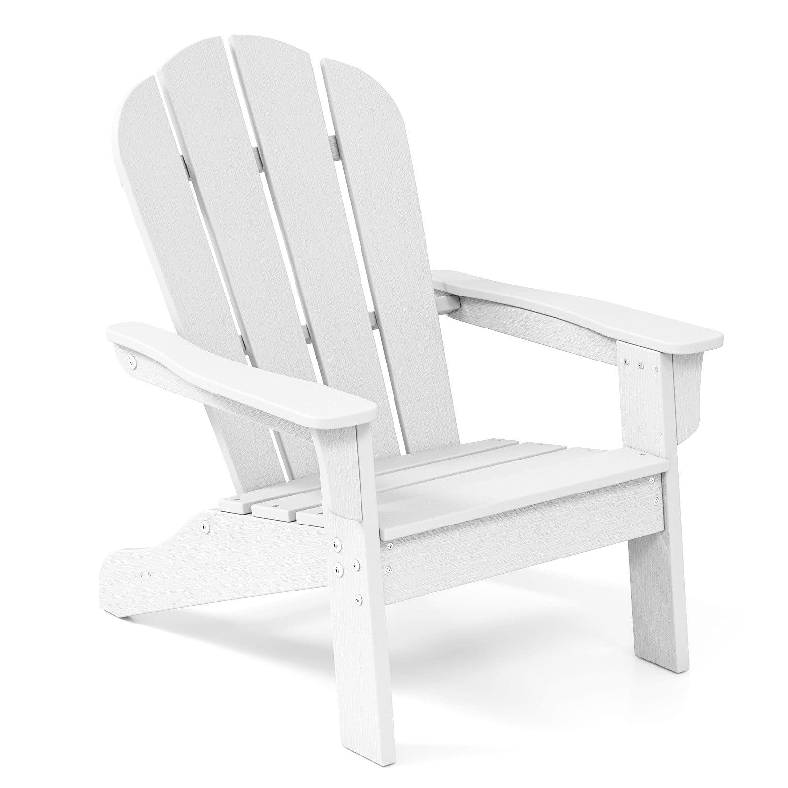 COSTWAY Adirondack Kinderstuhl Weiß