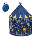 relaxdays Spielzelt Mond und Sterne Blau Gelb Weiß Bild 2
