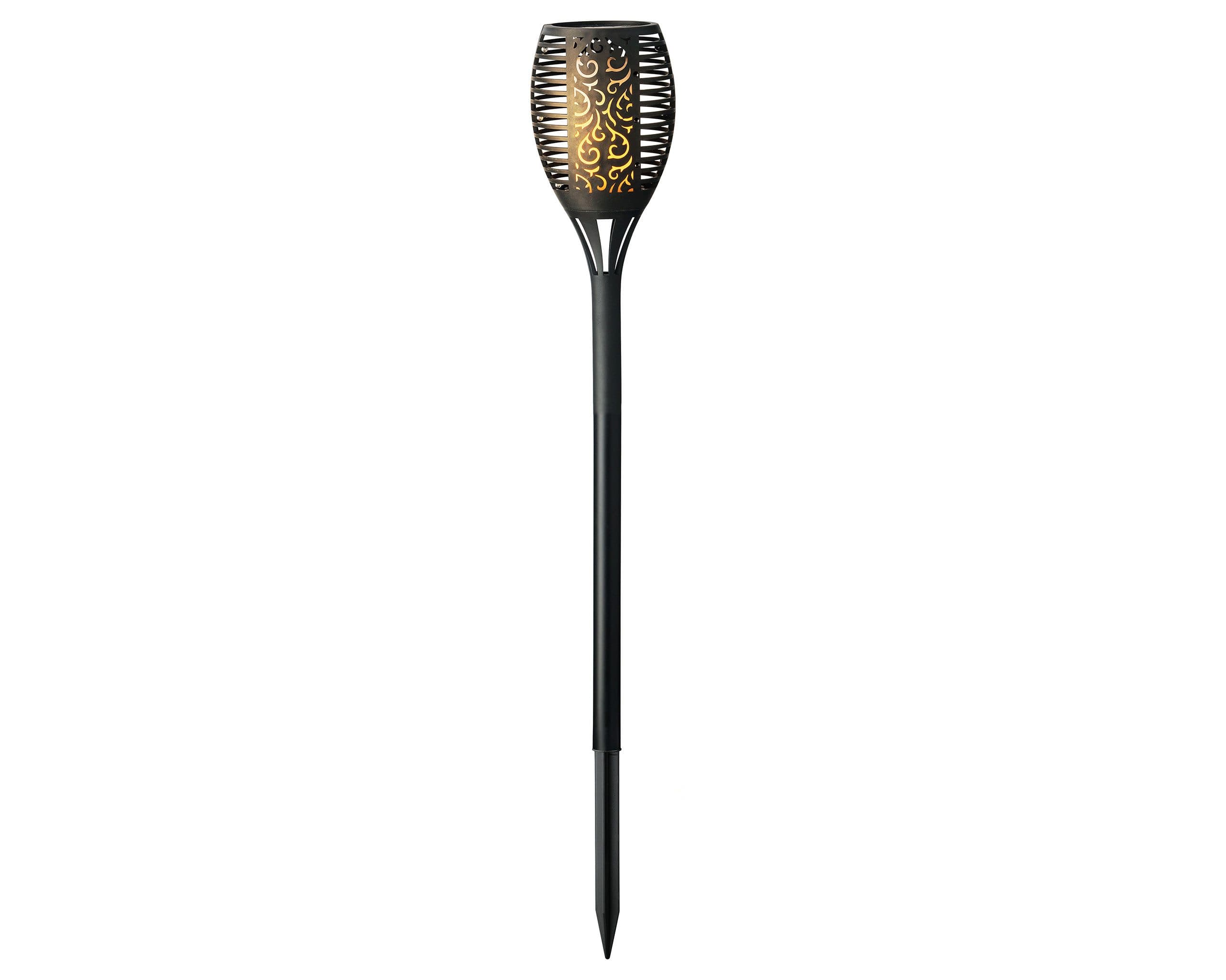 Lumineo LED Solar Gartenleuchte Schwarz Flacker-Effekt - Bild 2