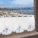 Delindo Lifestyle Scheibengardine Muscheln Weiß Maritim Bild 2
