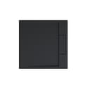 doporro Duschwanne Geoma04 Mineralguss Rechteckig Anthrazit Bild 2