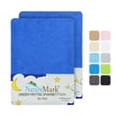NatureMark Spannbettlaken Frottee 2er Set Royal blau 70x140 cm Bild 2