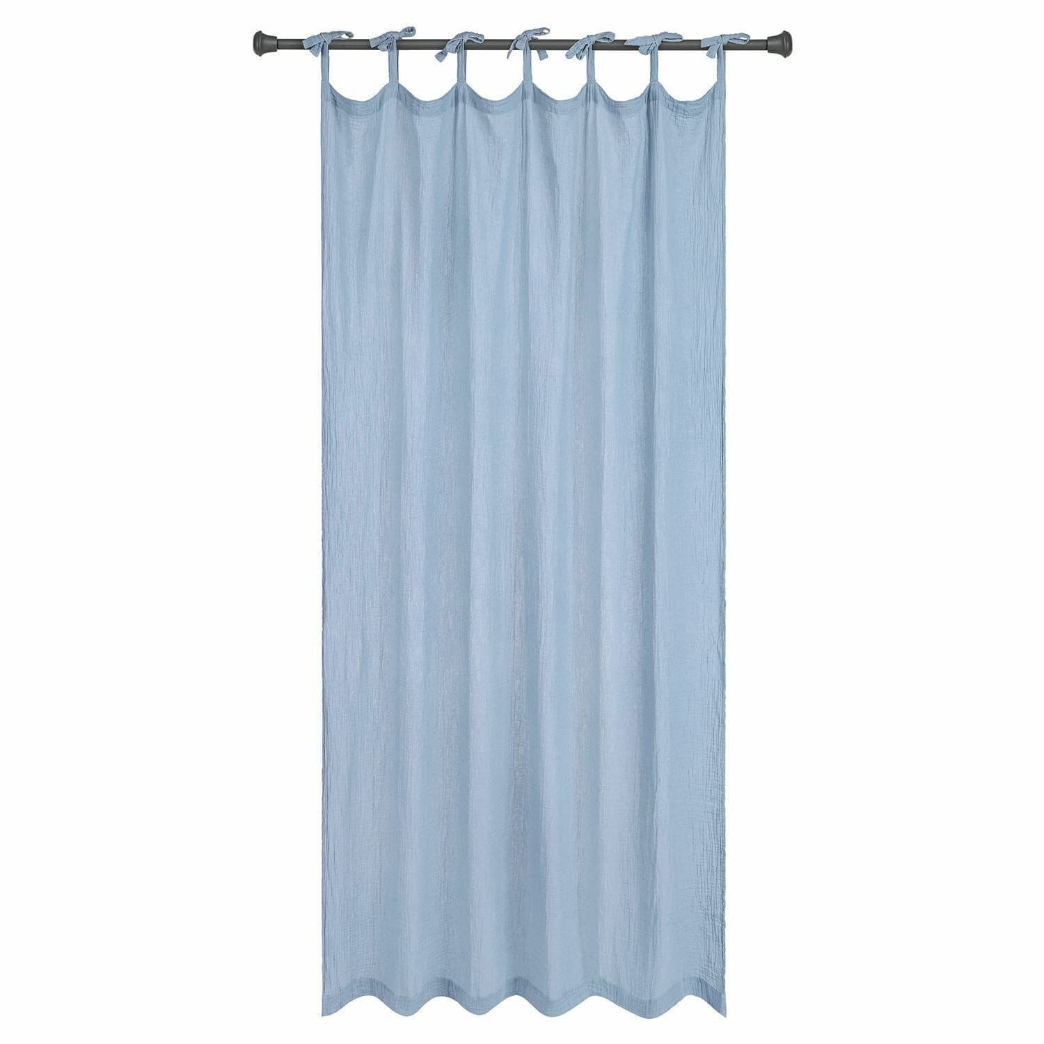 Mirabeau Vorhang Gardine Valserino blau Musselin - Bild 2