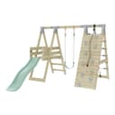 OutdoorToys Klettergerüst Pinguin Holz Mintgrün/Altrosa Bild 2