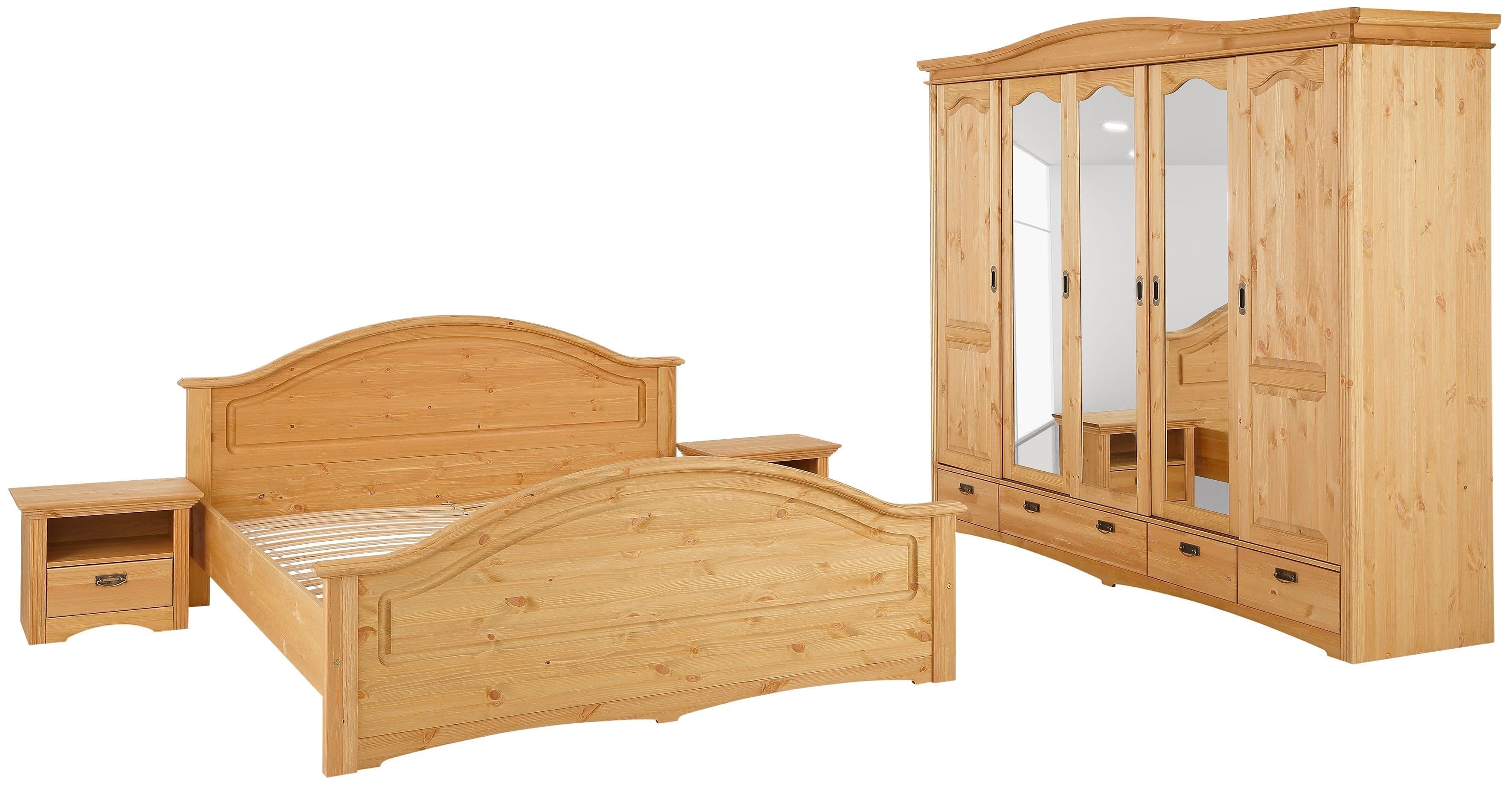 OTTO home Schlafzimmer-Set Konrad 4-tlg. Kiefer Landhausstil - Bild 2