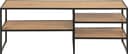 TV-Schrank ACTONA GROUP Industrie-Look Matt Schwarz Bild 2