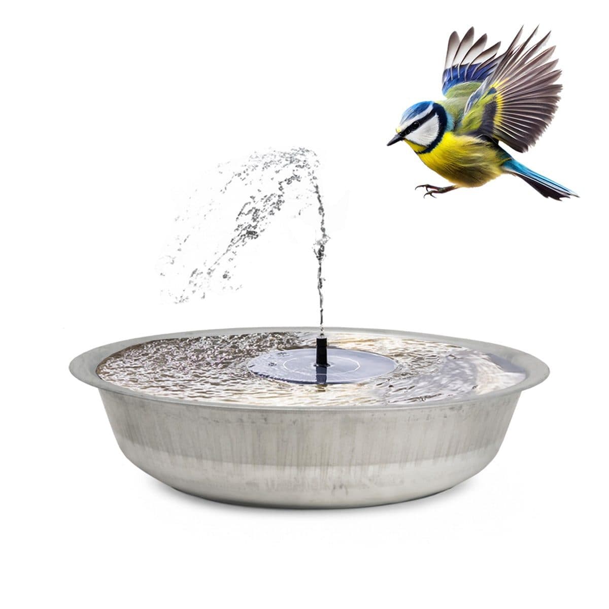 matches21 HOME & HOBBY Solarbrunnen Zinkschale 50 cm - Bild 2