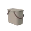 ROTHO Aufbewahrungsbox Albula 25l mit Deckel Braun Kunststoff Bild 2