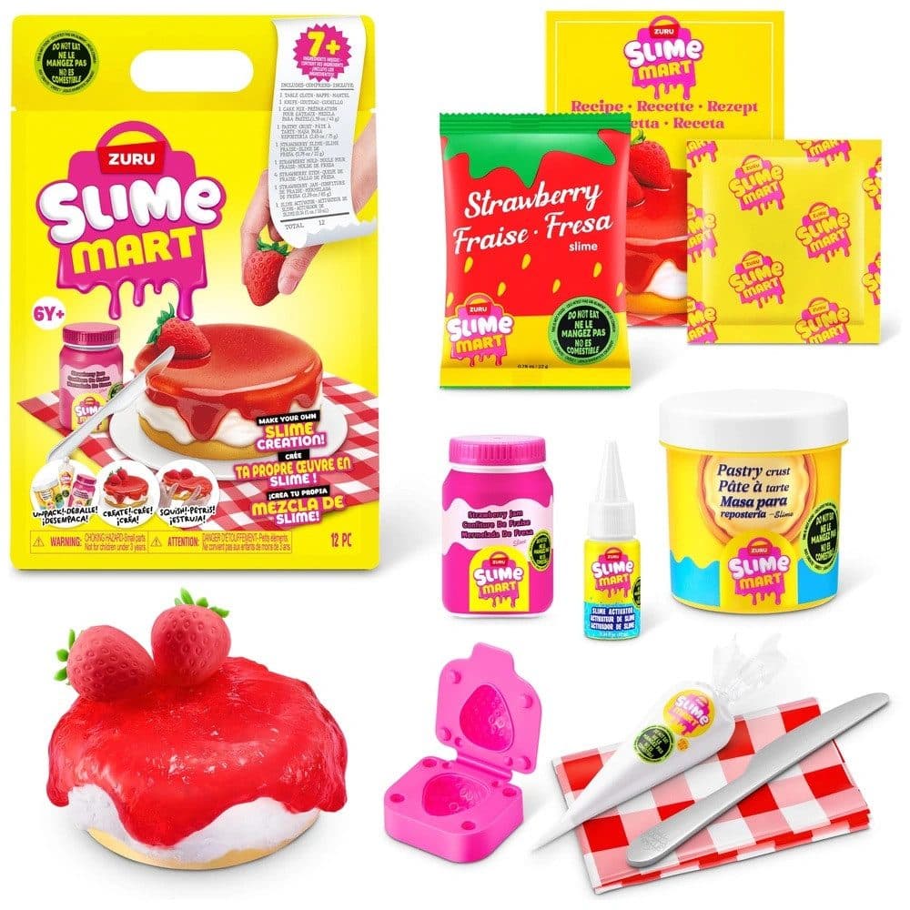 ZURU Kinder-Küchenset Slime Mart Erdbeer-Käsekuchen Schleim - Bild 2