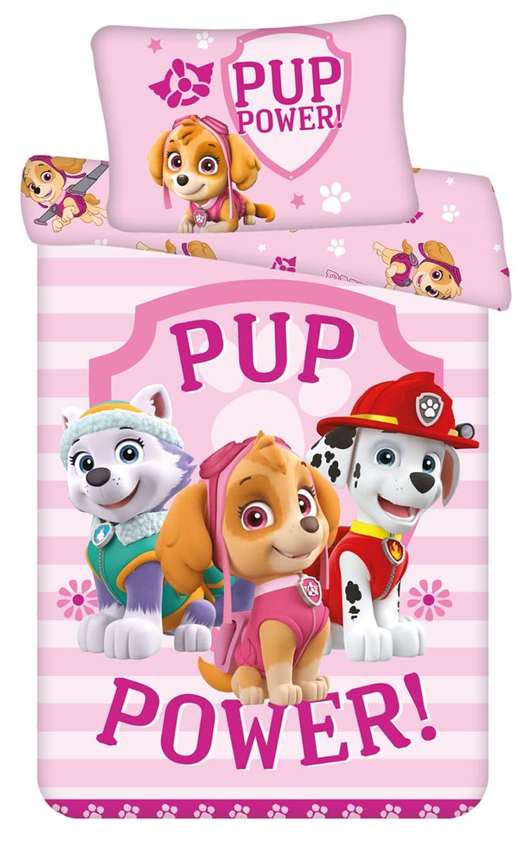 Paw Patrol Bettwäsche Set Kinder 100x135 cm Baumwolle Bunt