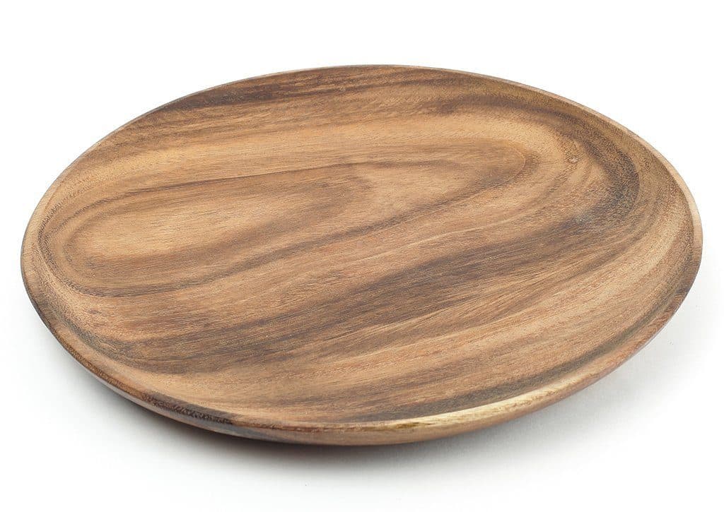 Levandeo® Dekoschale Akazie Rund 15cm Holzschale