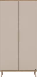 Montana Kleiderschrank aus Holz und Spanplatte in Beige und Cashmere Bild 2