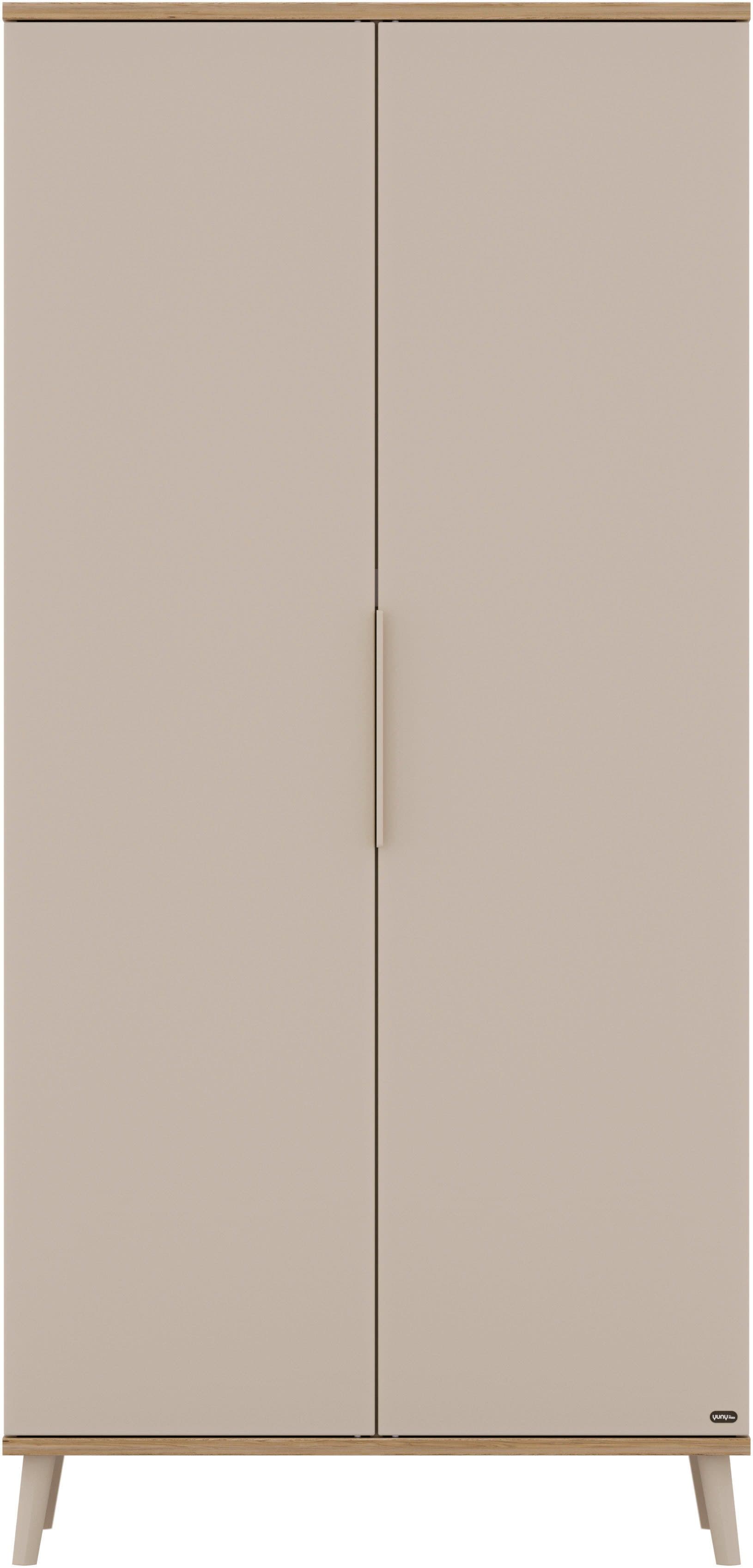 Montana Kleiderschrank aus Holz und Spanplatte in Beige und Cashmere - Bild 2