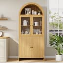 REDOM Vitrine mit geschwungener Bogendecke und Wellendekor Bild 2