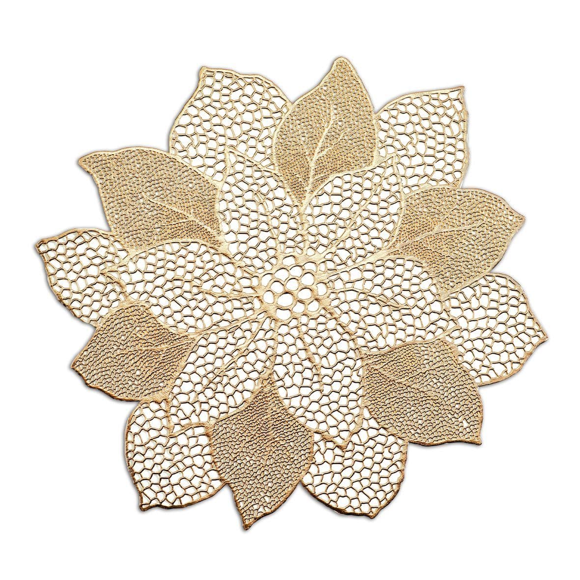 Zeller Present Platzset Flower Gold PVC Tischset