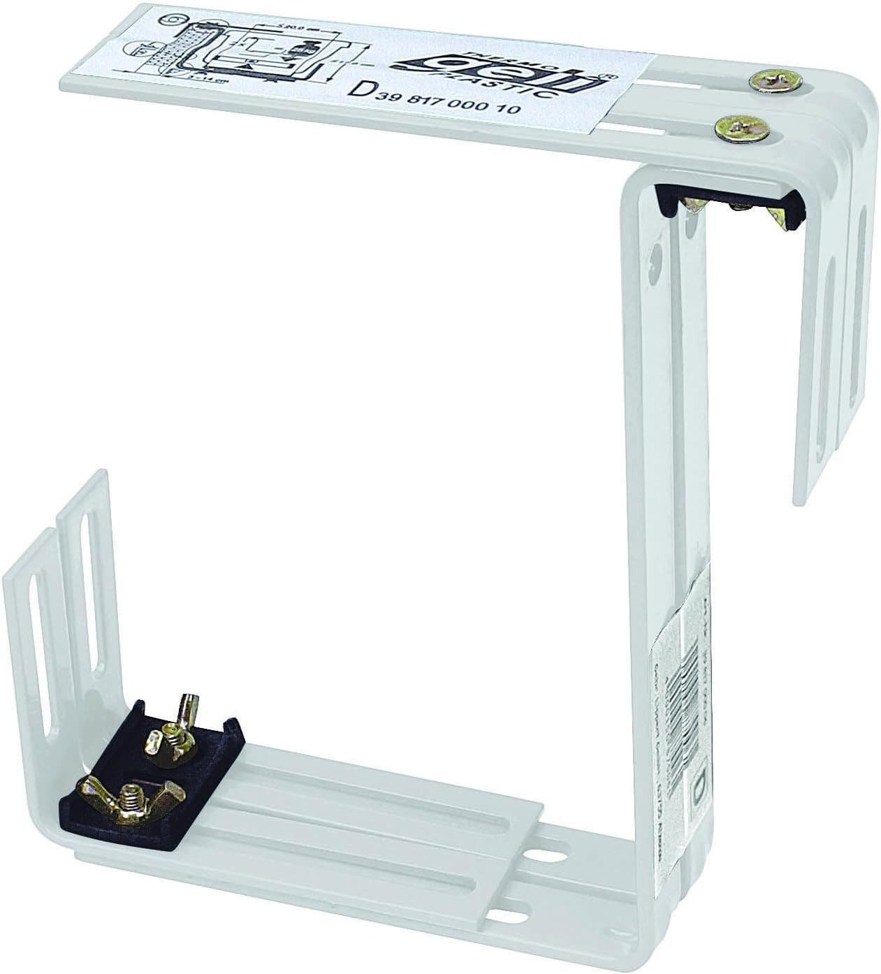 Geli Blumenkastenhalter für Standard Balkonkasten zweifach verstellbar