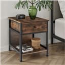 TecTake Nachttisch Industrial Style Ablage Schublade Staufach Bild 2