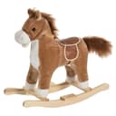 HOMCOM Schaukeltier Baby Pferd mit Tiergeräusche Spielzeug Haltegriffe Bild 2