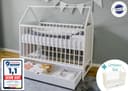Kids Collective Babybett Weiß Umbaubar Mit Schublade Bild 2
