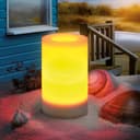 esotec Solar LED Kerze Mila Flackereffekt Gelb Bild 2